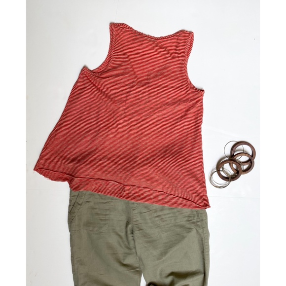 SzSm / DKNY Striped Tank with Ruffles - Picture 5 of 13